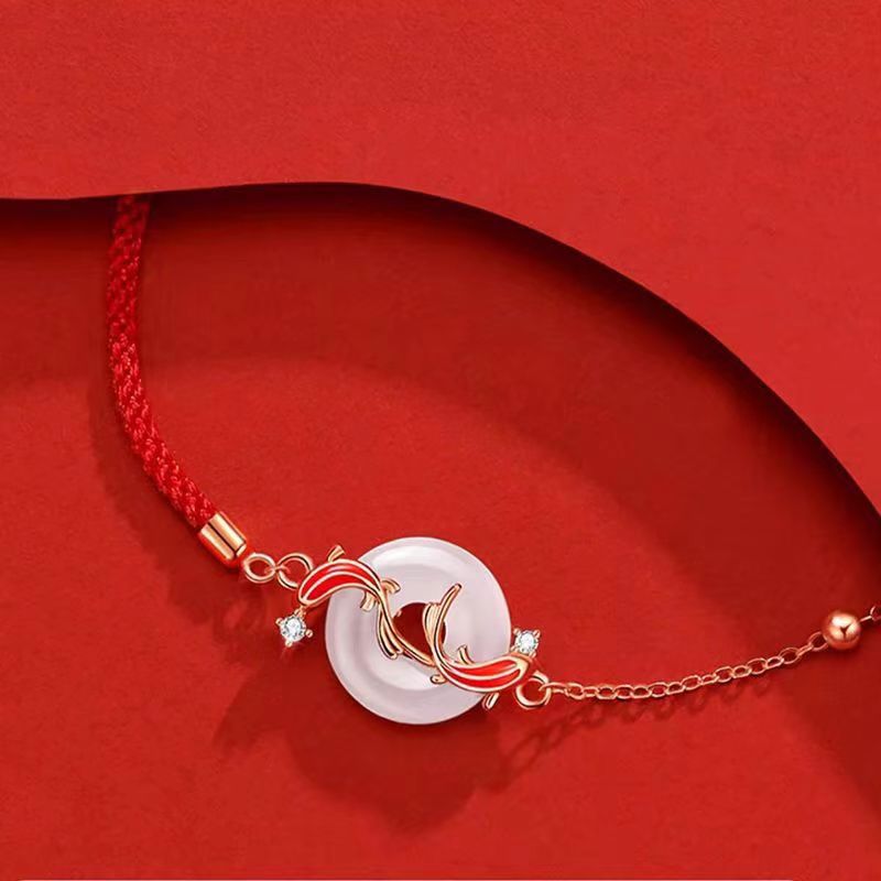 Fashion Jewelry Adjustable Braid Rope Bracelet for Women and Girls