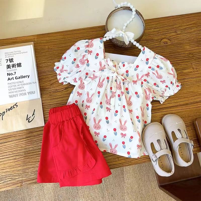 Baby Toddler Boys Girls Short Sleeves Clothes Sets For Summer