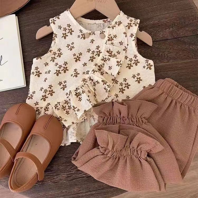 Baby Toddler Boys Girls Short Sleeves Clothes Sets For Summer