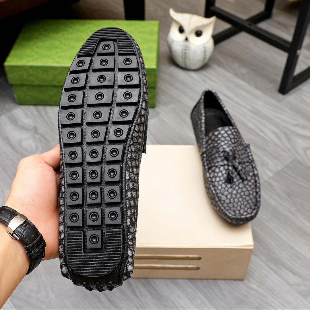 Gucci imported cowhide leather, simple leather lining, rubber outsole, top-notch handmade, fine workmanship