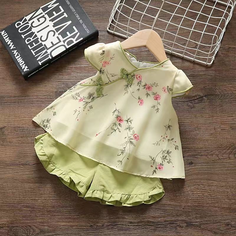 Baby Toddler Boys Girls Short Sleeves Clothes Sets For Summer