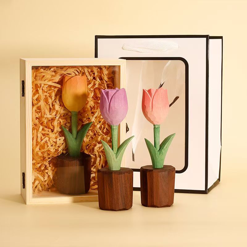 Desktop Ornaments Flower Cute Ornaments Doll Photo Boutique Ornaments Set