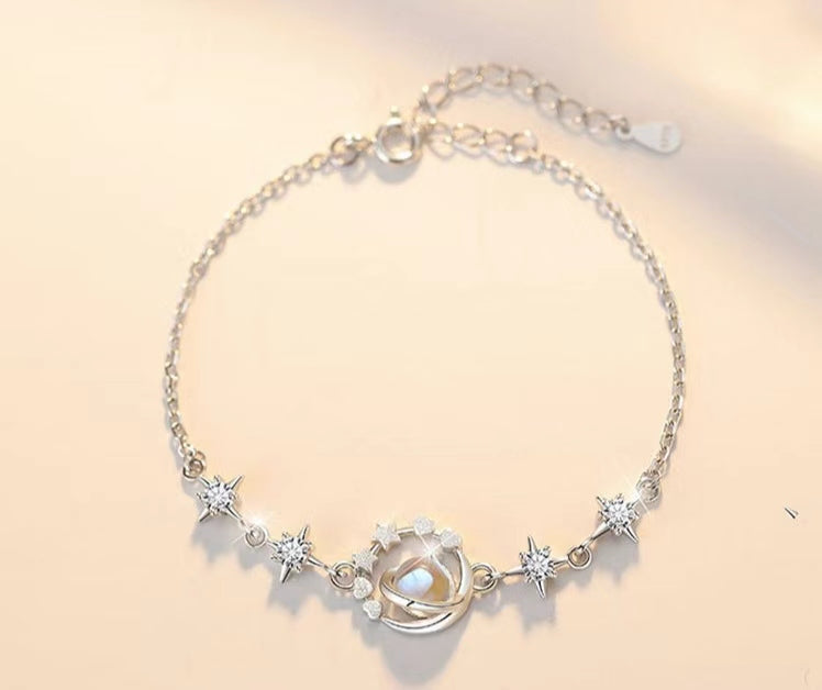 Wholesale Hot Sale Jewelry Making Custom Charm Natural Stone Beads Bracelet for Women