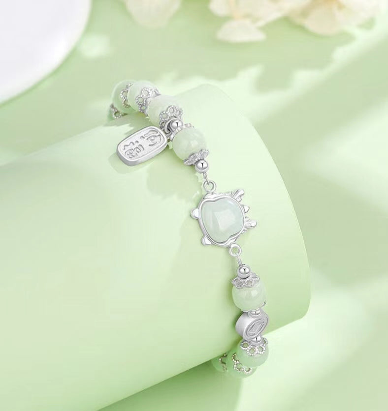 Hot Sale Fashion Labradorite Bracelet Natural Stone Beads Bracelet for Women and Girls