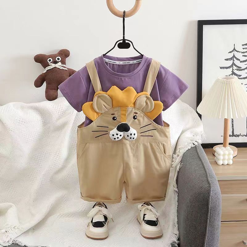 Baby Toddler Boys Girls Short Sleeves Clothes Sets For Summer