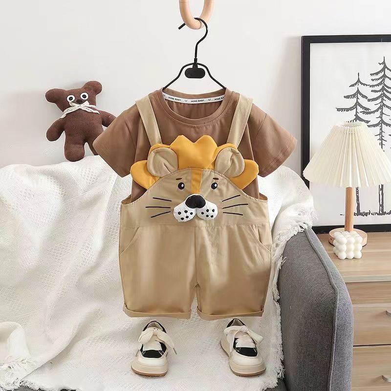 Baby Toddler Boys Girls Short Sleeves Clothes Sets For Summer