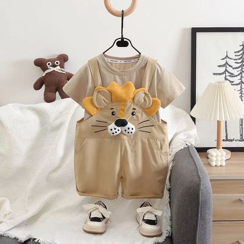 Baby Toddler Boys Girls Short Sleeves Clothes Sets For Summer