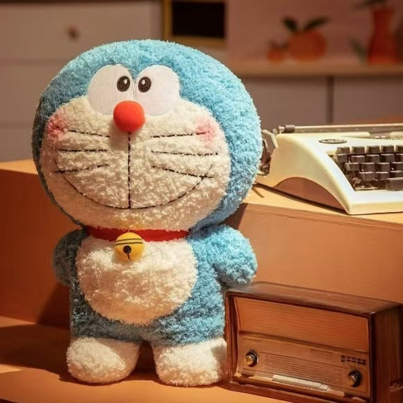 New Style Doraemon Plush Toy 35/45/55cm Robot Cat Japanese Cartoon Animation Blue Doraemon Stuffed Doll Birthday Gift for Kids