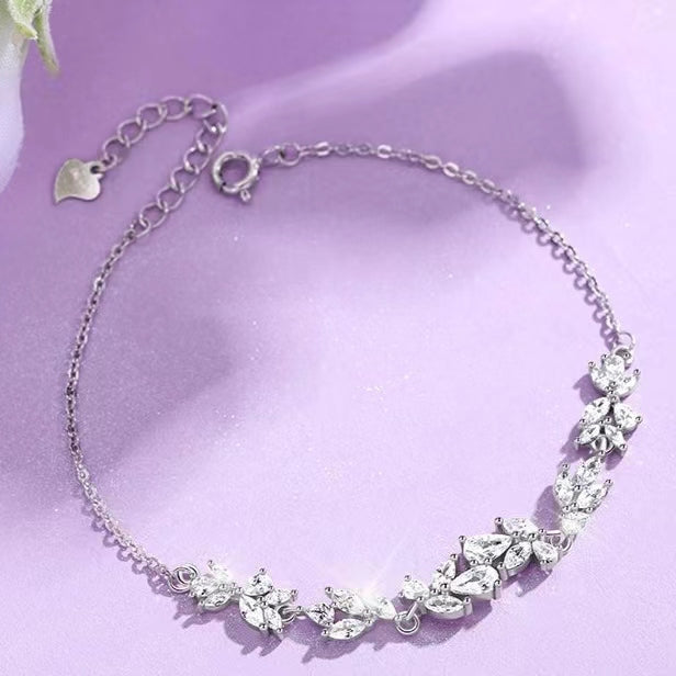 Hand Made Women Tiny Moonstone Adjustable Natural Stone Gemstone Jewelry Handmade Faceted Round Stone Beads Bracelet