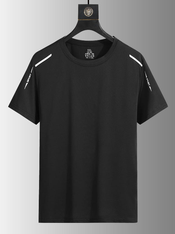Wholesale Gym Causal Cotton Sports Fitness Wear Plus Size Men′s T-Shirt Custom Plain Slim Fit T Shirt for Men