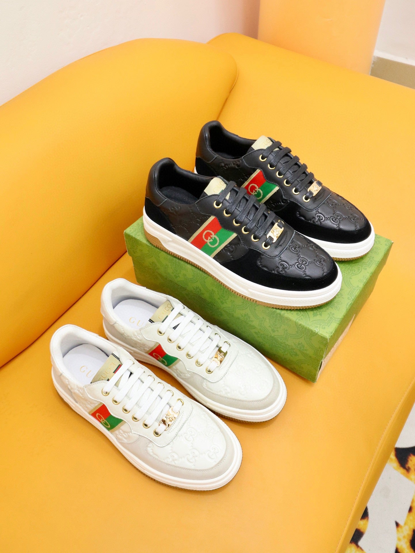 "GUCCI" Gucci [high version ~ "youth casual] trendy style four. Men's 2024 counters are on sale simultaneously