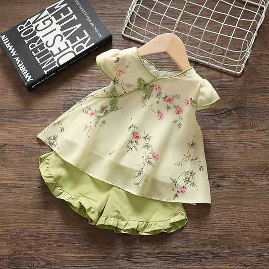 Baby Toddler Boys Girls Short Sleeves Clothes Sets For Summer