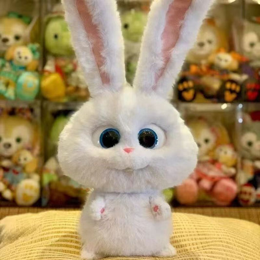 Custom Secret Life of Pets Figurines Cartoon Animal Anime Plush Dolls New White Rabbit White Snowball Cute Rabbit Plush Toys